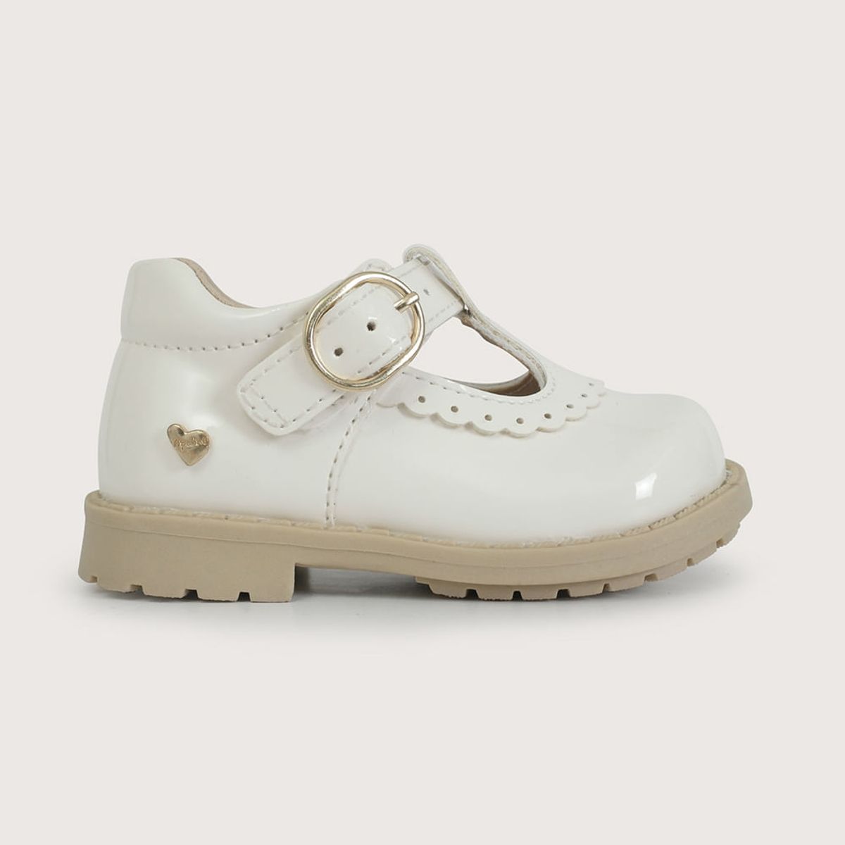 OPALINE - Reina primeros pasos blanca charol de niña 40655 21