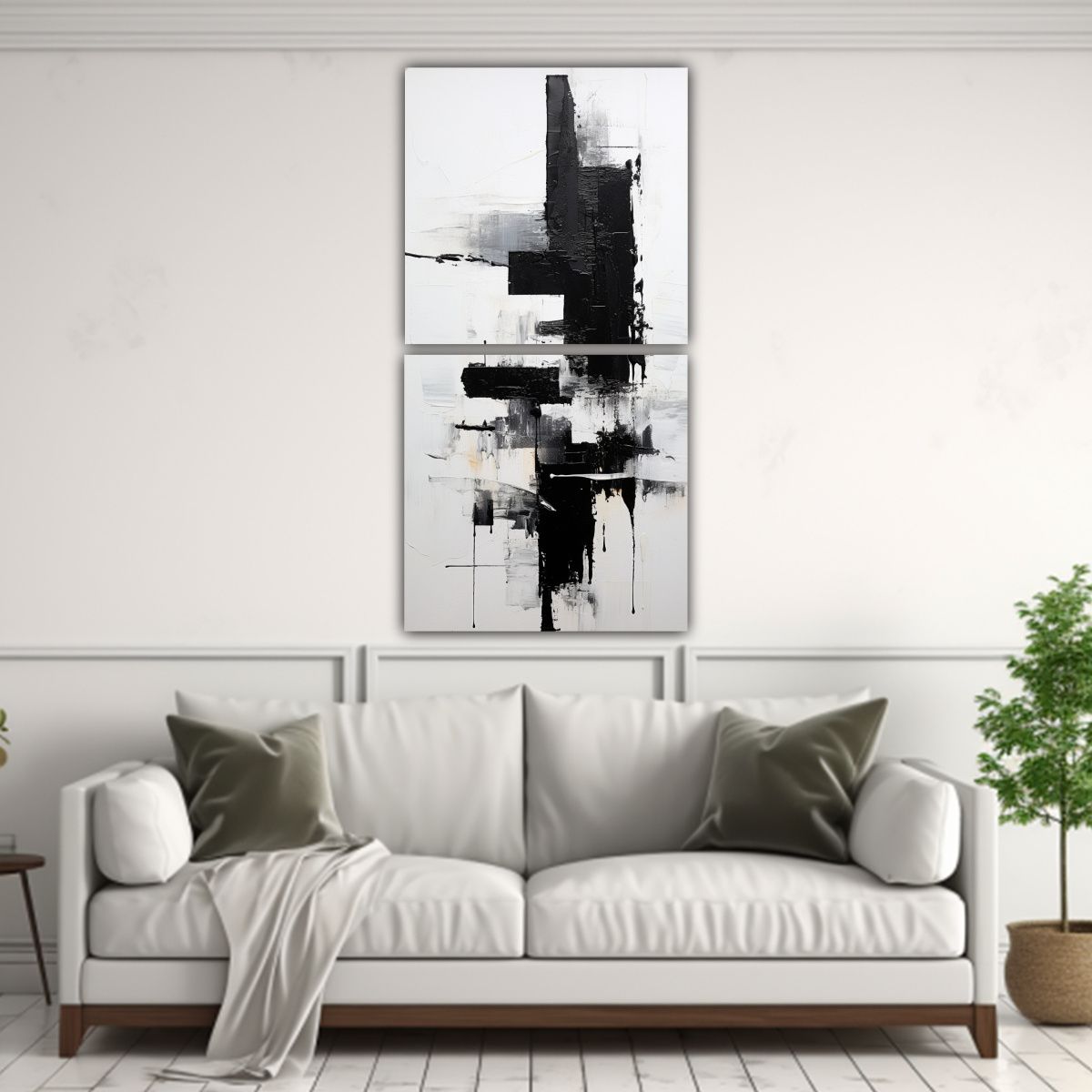 GENERICO - Pinturas Decorativas De Diferentes Formas De La 80x160 Cm
