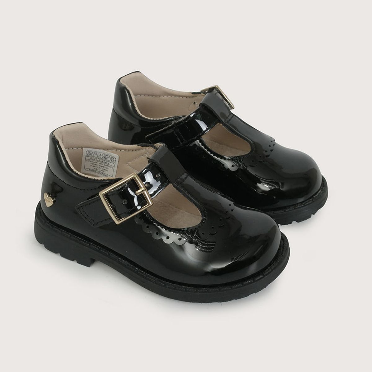 OPALINE - Reina charol negra de niña 40654 26