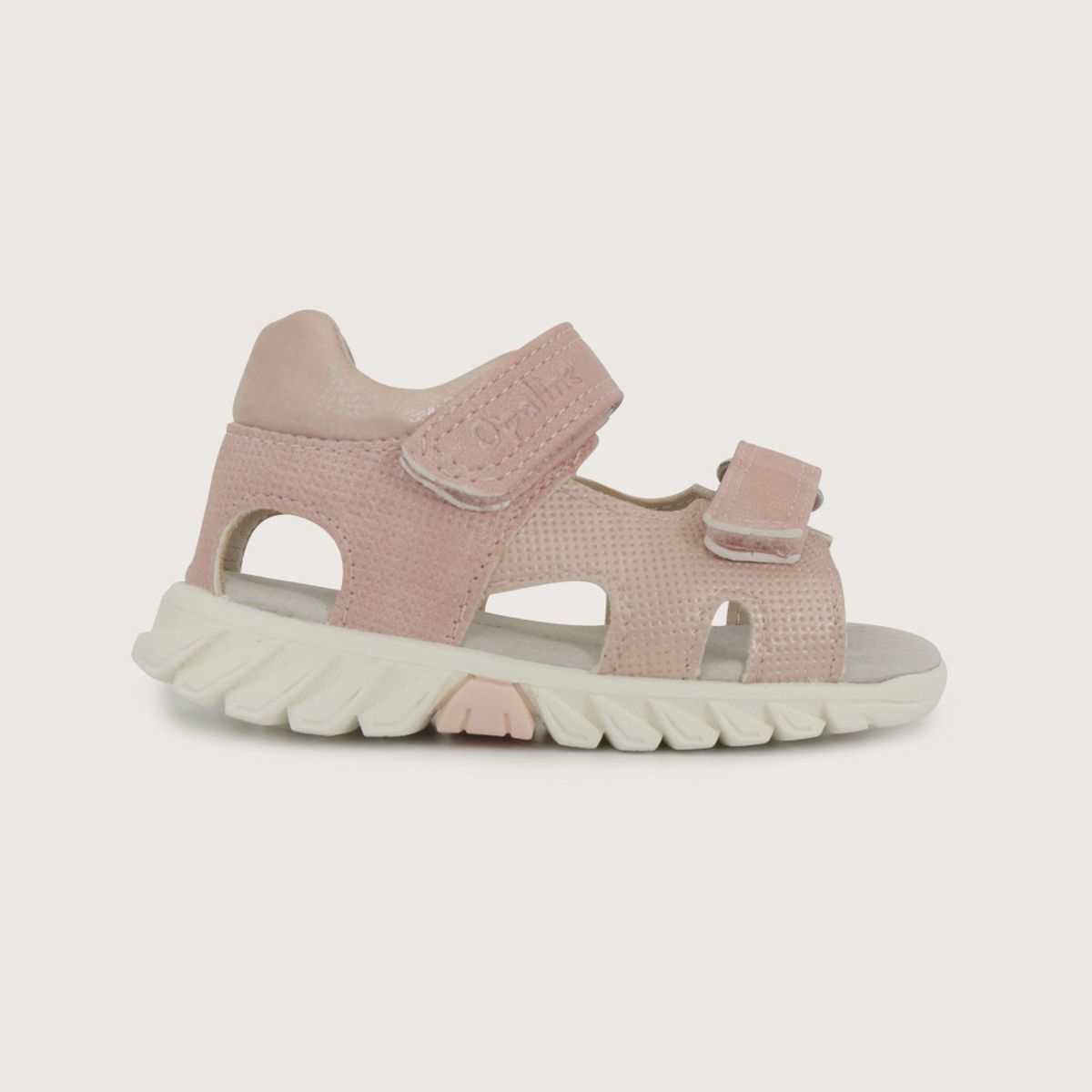 OPALINE - Sandalia velcros rosada de niña