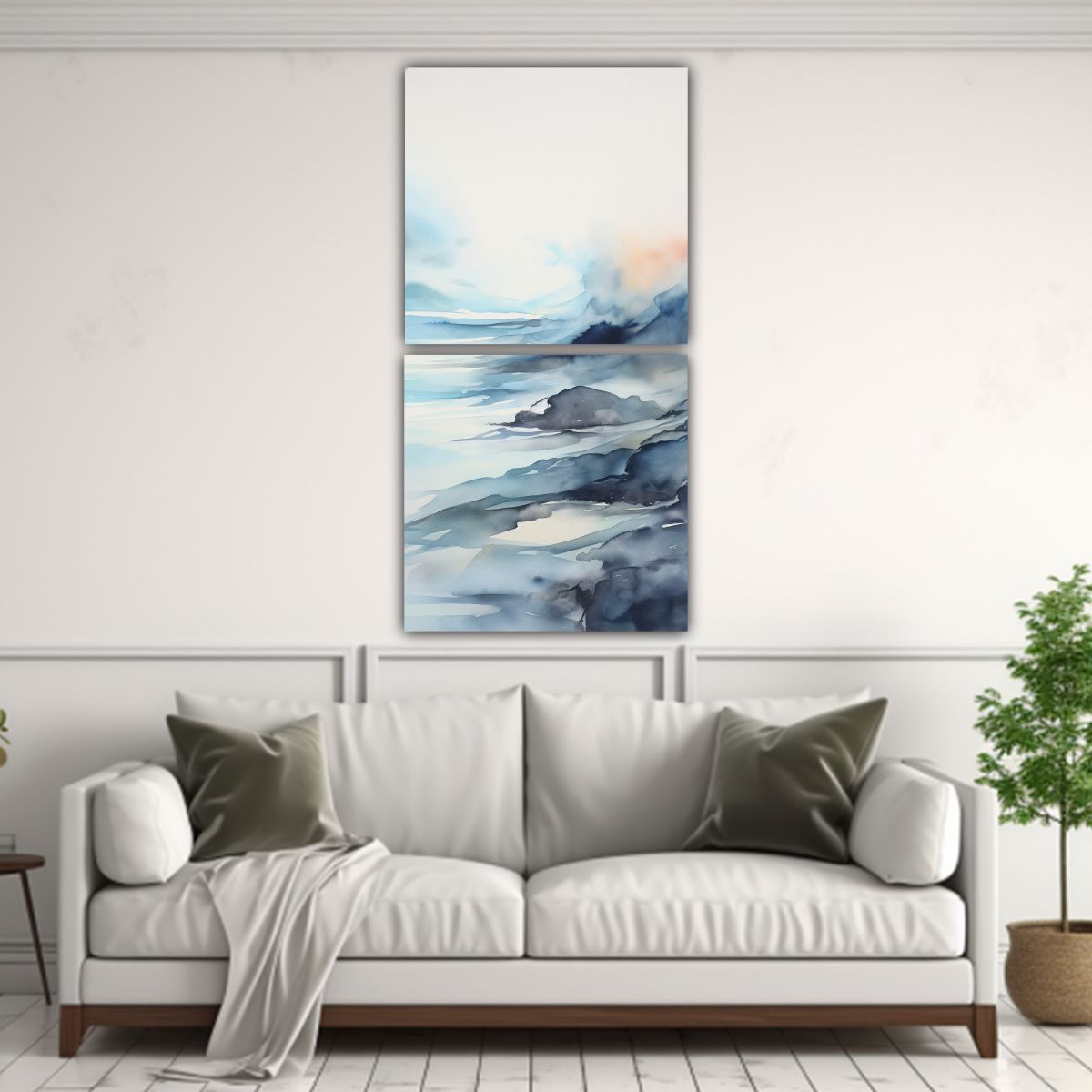 GENERICO - Cuadro Imagen Alegría Representación Abstracta 80x160 Cm