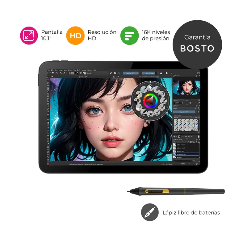 BOSTO - Tableta Gráfica Monitor Bosto BT-101C
