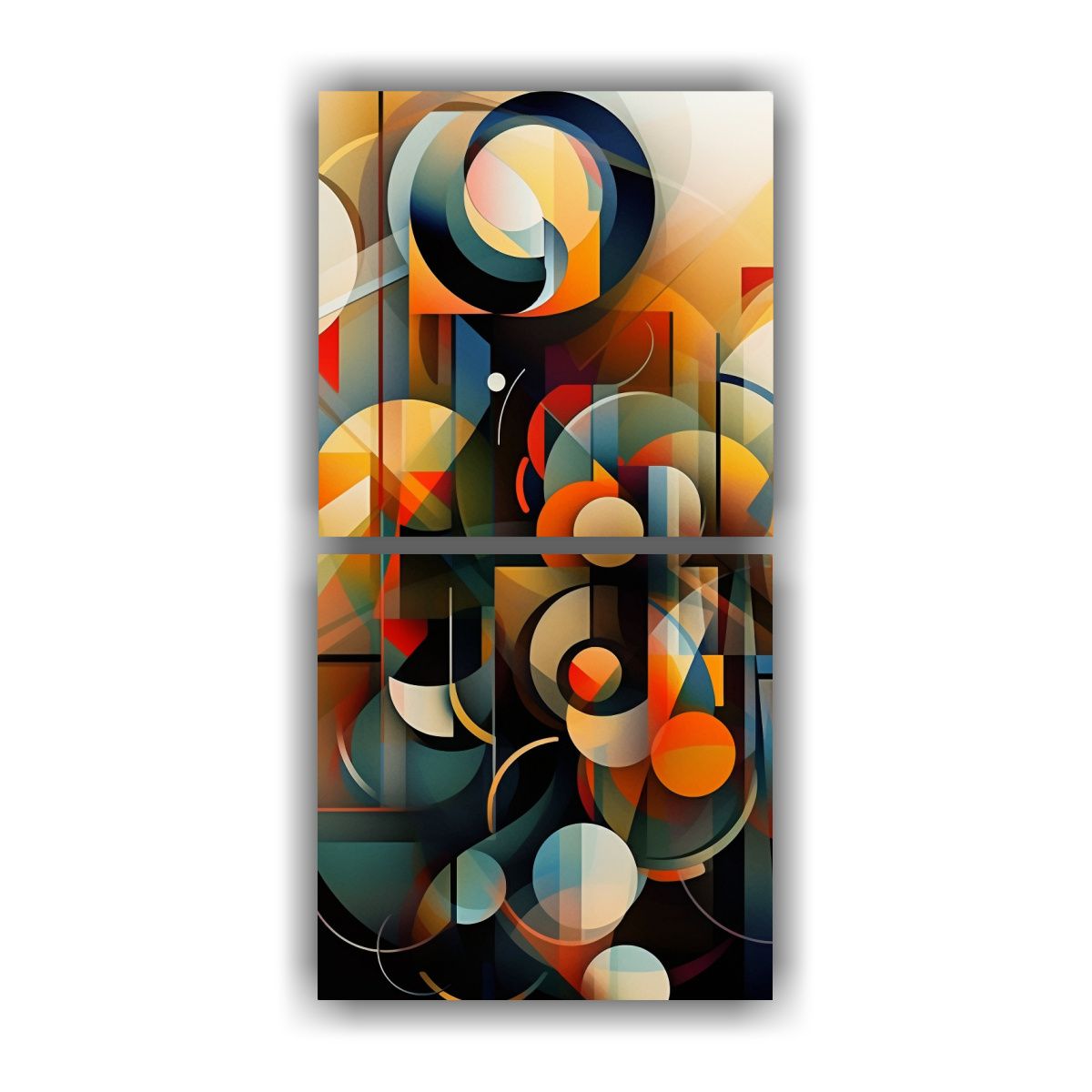 GENERICO - Arte Pared Color Abstracto Linda Imagen 70x140 Cm