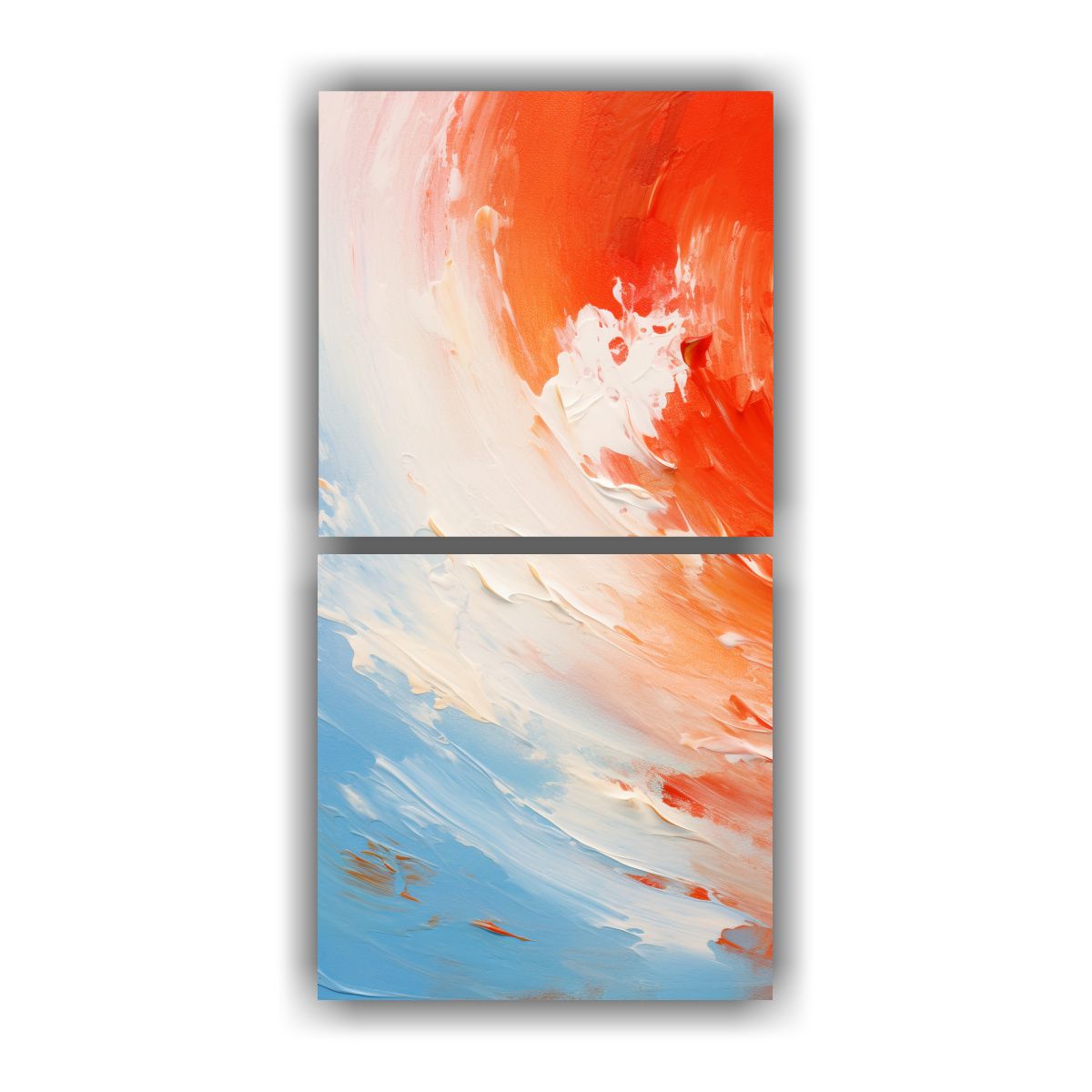 GENERICO - Lienzos De Imagen Luminosa Con Pinceladas En óleo 70x140 Cm