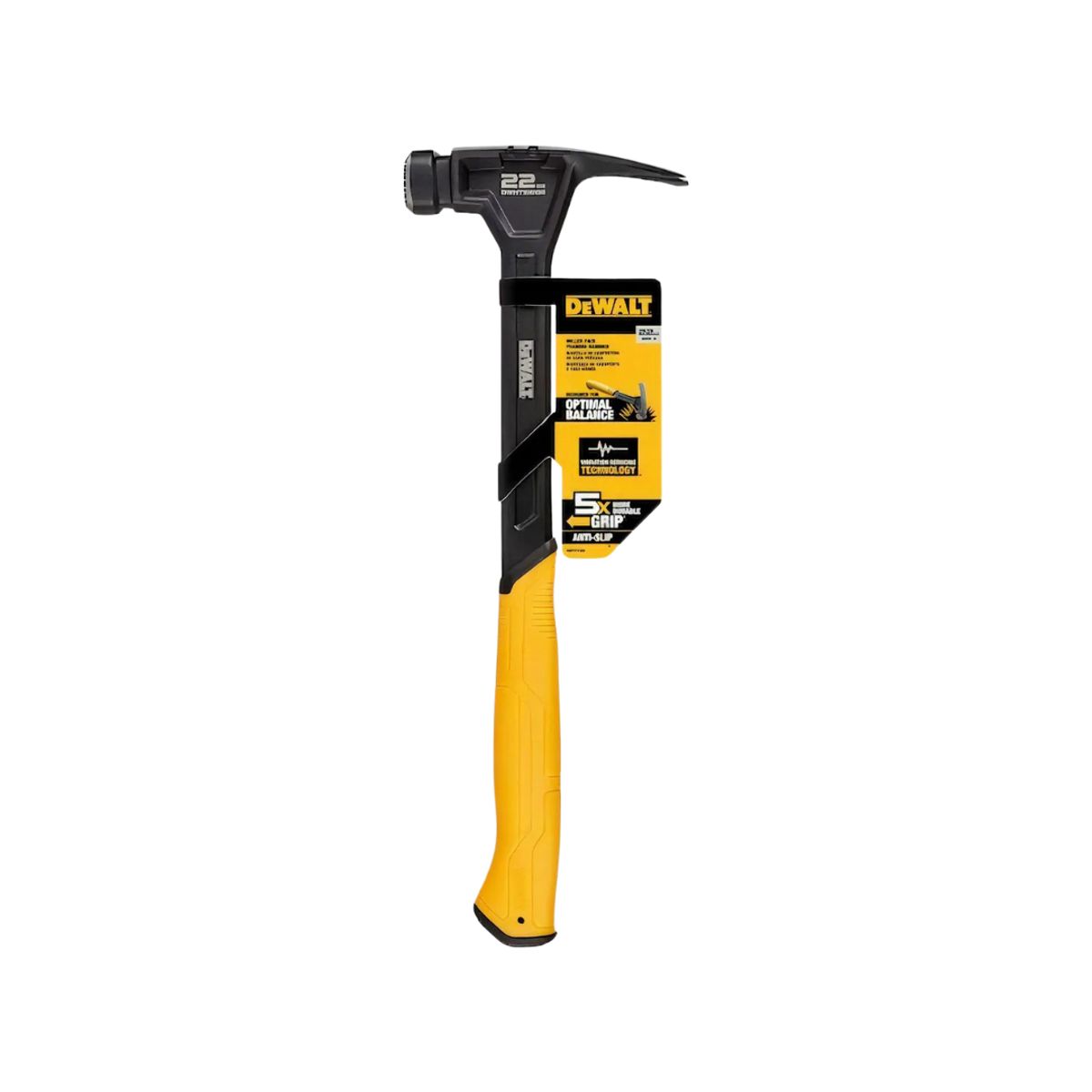 DEWALT - Martillo De Uña Carpintero Acero 22oz Dewalt Dwht51005
