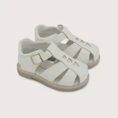 OPALINE - Sandalia primeros pasos blanca de niña