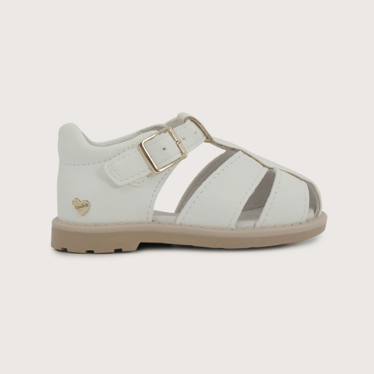 OPALINE - Sandalia primeros pasos blanca de niña