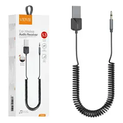 GENERICO - Cable Receptor De Audio Auxiliar Bluetooth 5.3 Inalámbrico