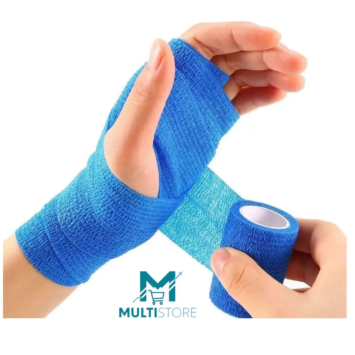 GENERICO - Pack X 6 Venda Coban Cinta Para Vendaje Deportes 10cmx4,5m Variado