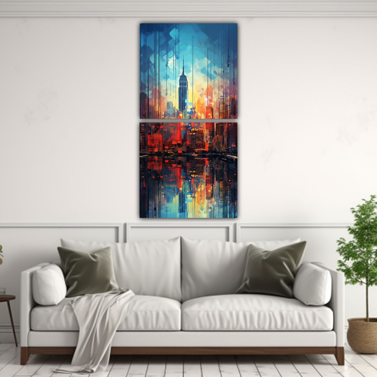 GENERICO - Pinturas Decorativas De Paisajes Urbanos 70x140 Cm