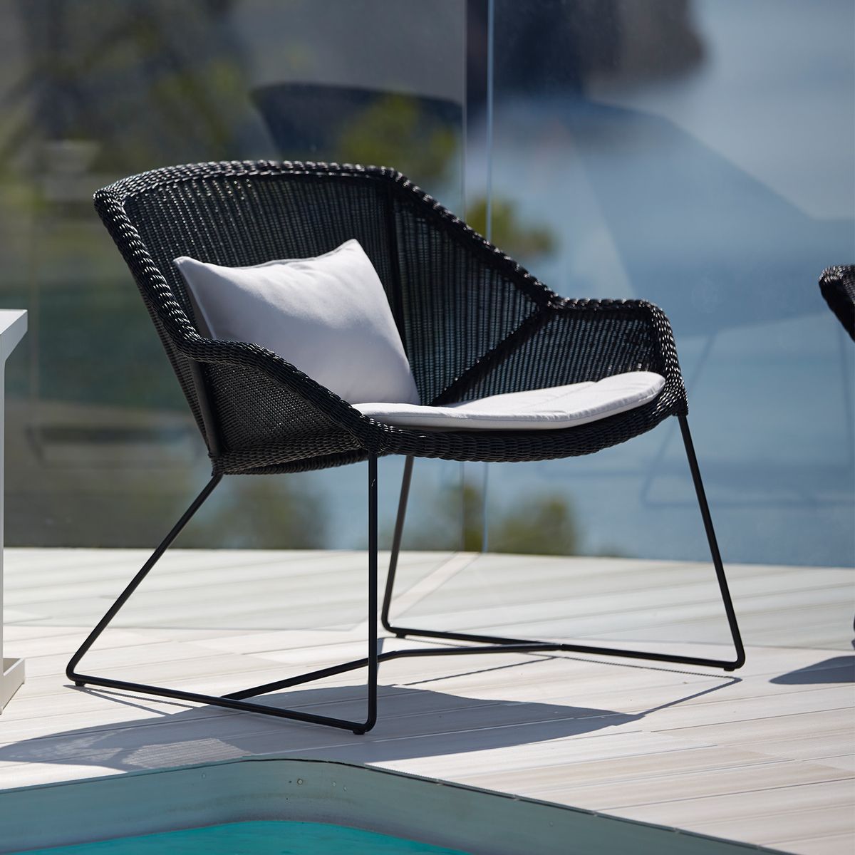 AMERITEX - Sillón Terraza Breeze Negro 1C