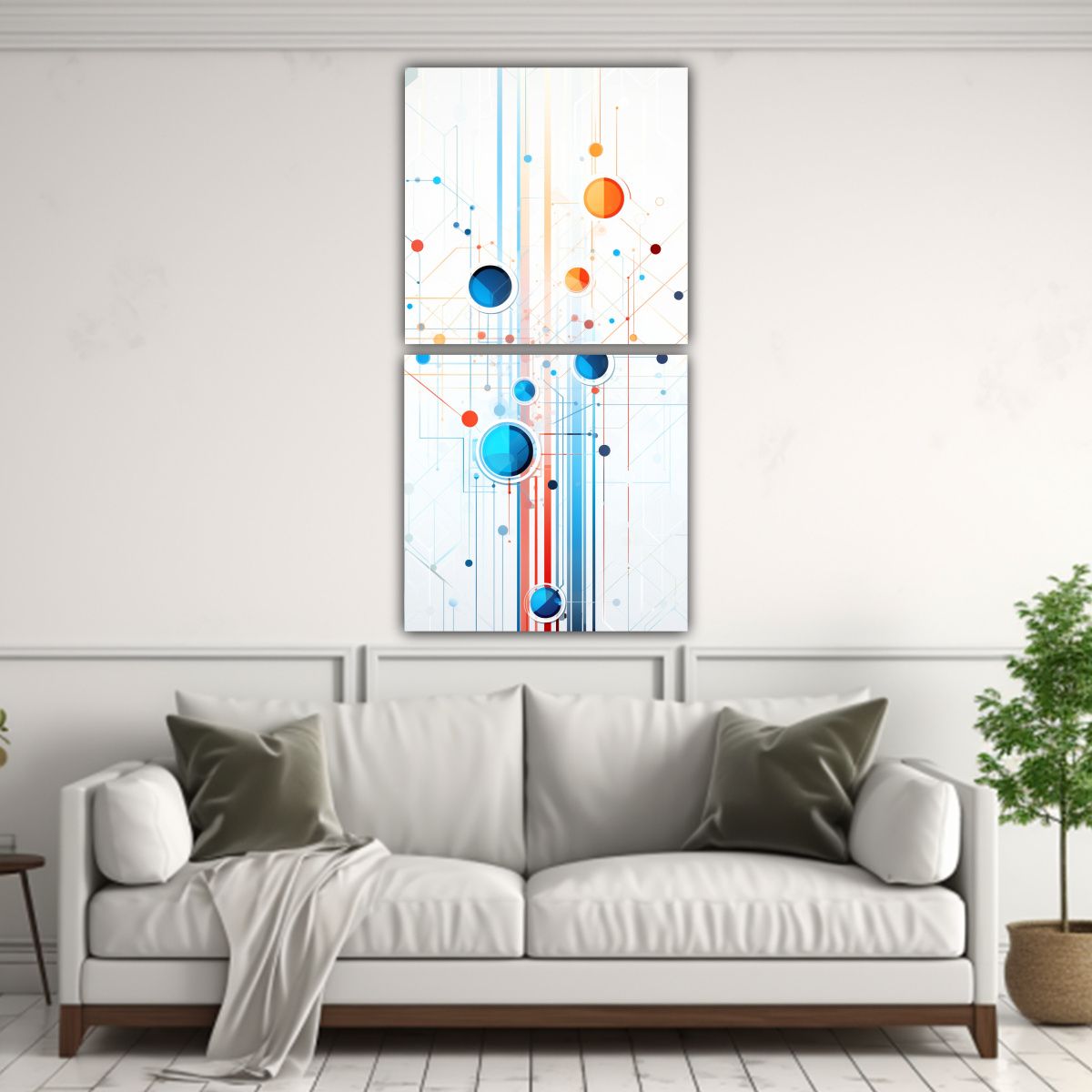 GENERICO - Pinturas Decorativas De La Línea Conceptual 80x160 Cm