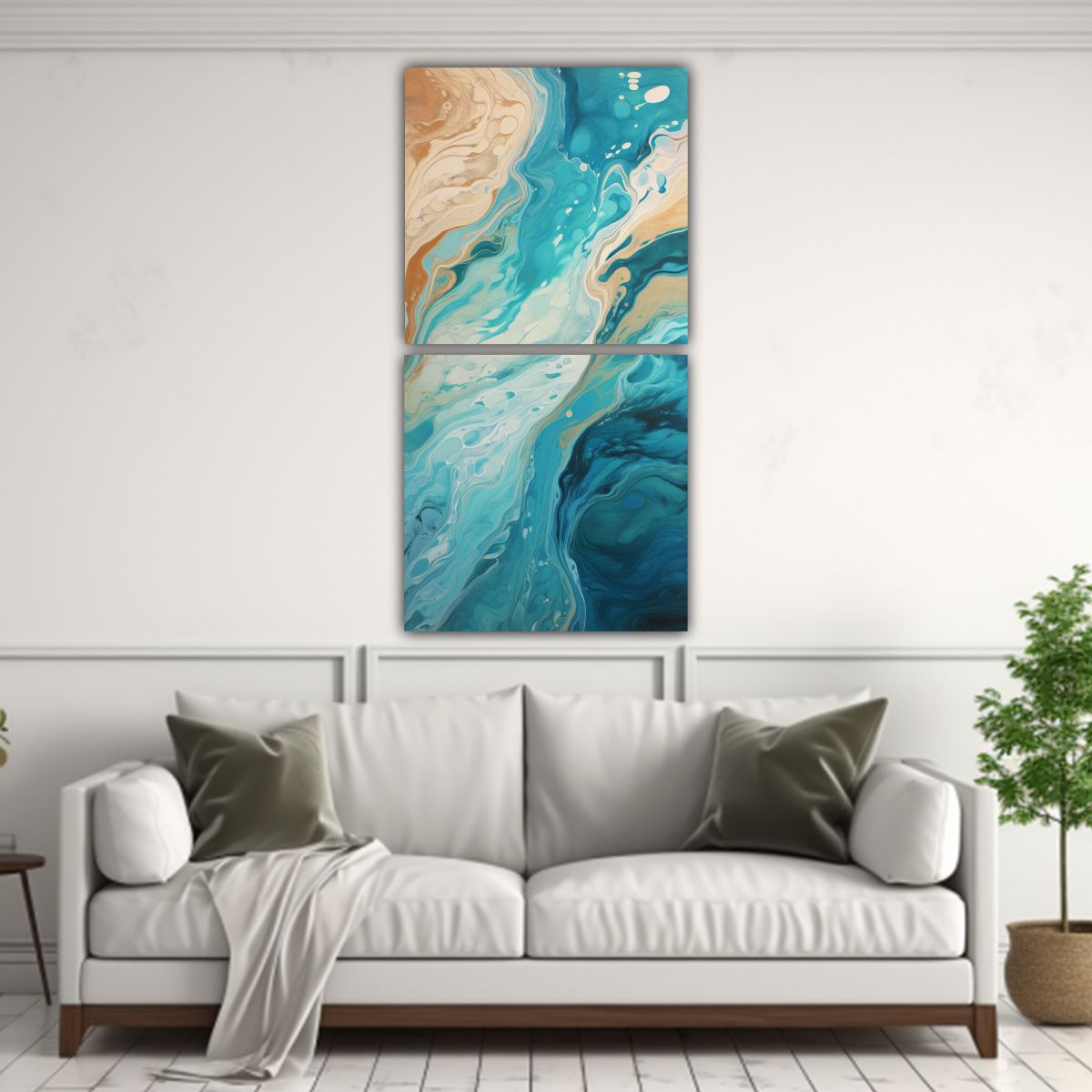 GENERICO - Pinturas Decorativas De Alta Resolución Con 80x160 Cm
