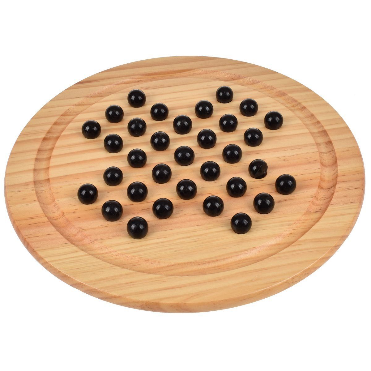 ANSALDO - Juego de mesa clásico Solitario de Madera