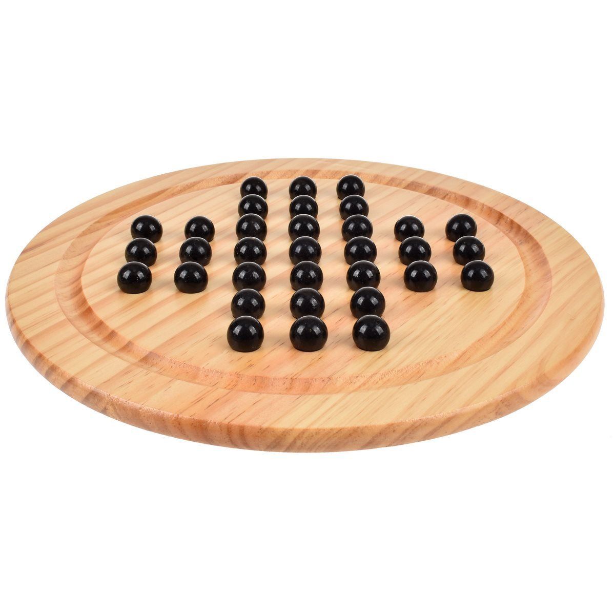 ANSALDO - Juego de mesa clásico Solitario de Madera