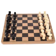 ANSALDO GAMES - Juego de mesa ajedrez clásico de madera