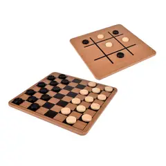 ANSALDO - Juego de mesa damas y gato 24 piezas