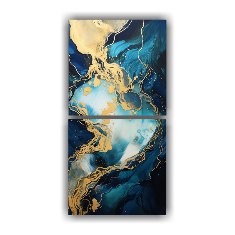 GENERICO - Pintura Conceptual Surrealista Abstracta De Río 70x140 Cm
