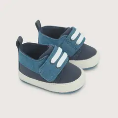 OPALINE - Alpargata bebé azul de niño