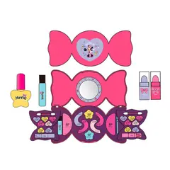 DISNEY - Set cosméticos Minnie Mouse brillo labial y sombras