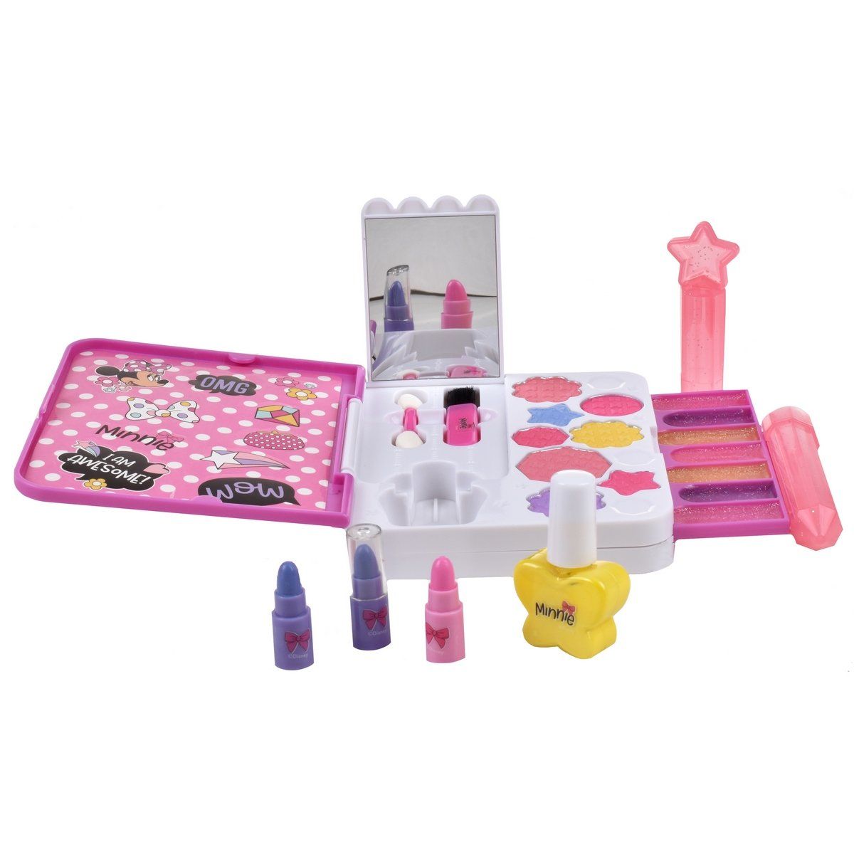 DISNEY - Diario de vida Minnie Mouse con cosméticos para niñas