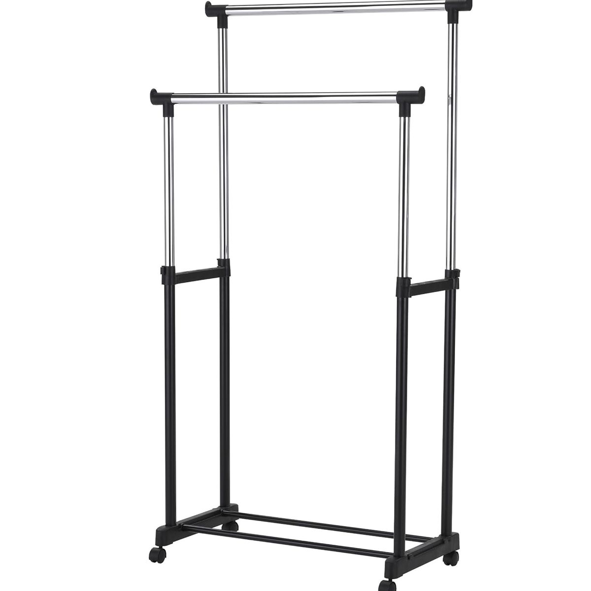 GENERICO - X2 Perchero Colgante Organizador Doble Extensible Tendedero Ropa