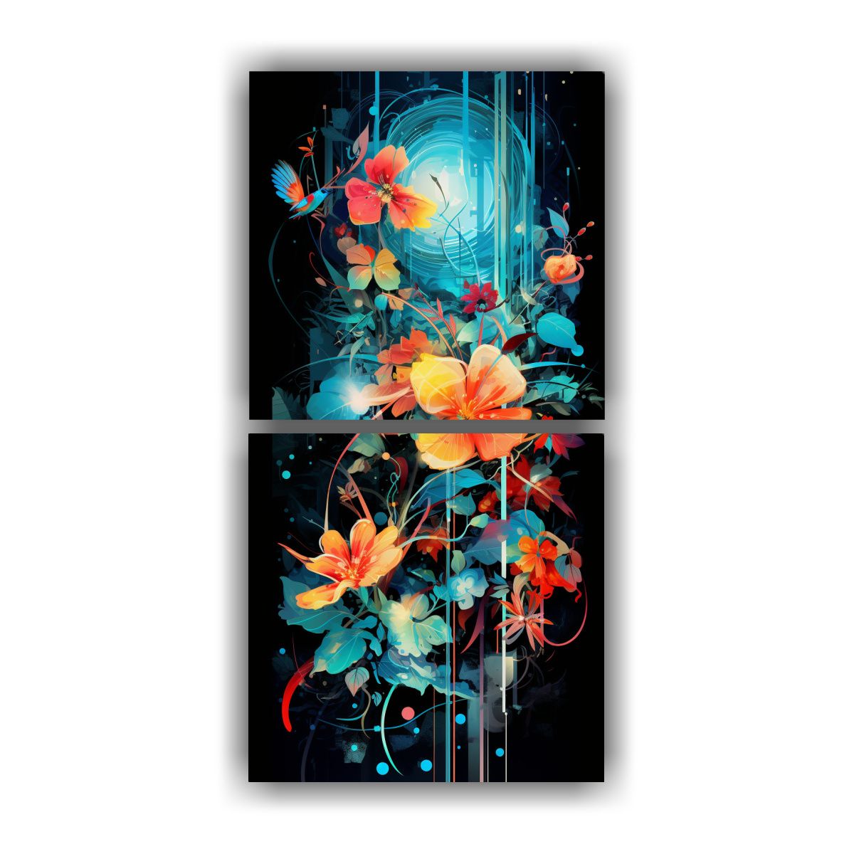 GENERICO - Pinturas Decorativas De Fusión Abstracta De 80x160 Cm