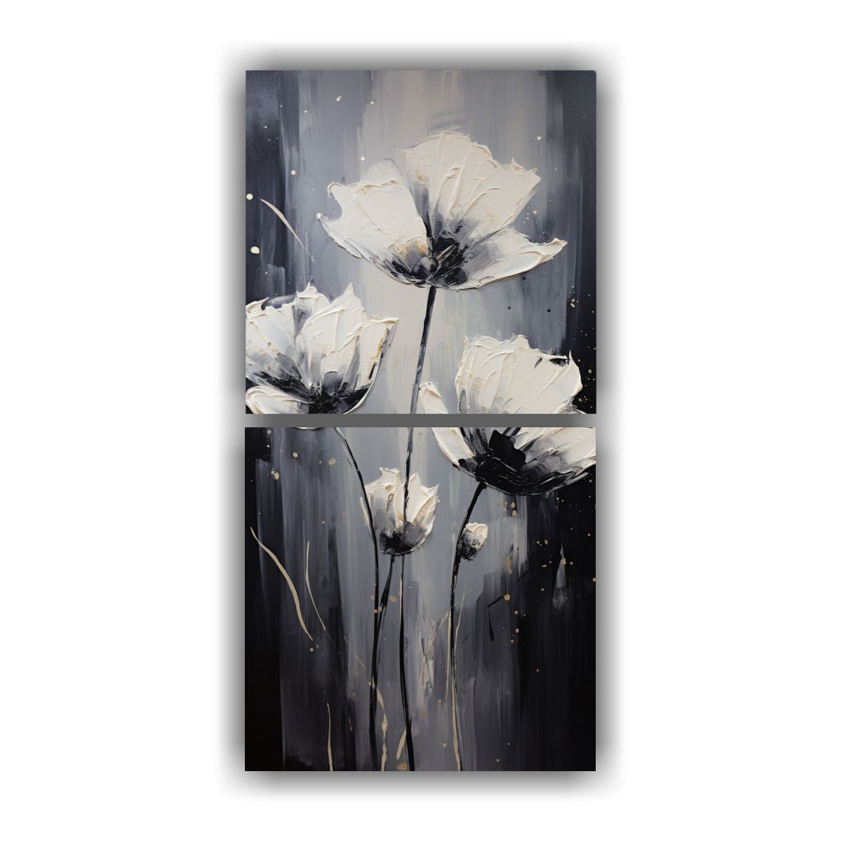 GENERICO - Pintura En Lienzo Estilo Hogar Deco De Tulipanes 80x160 Cm