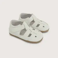 OPALINE - Sandalia ultra flexible blanca de niña