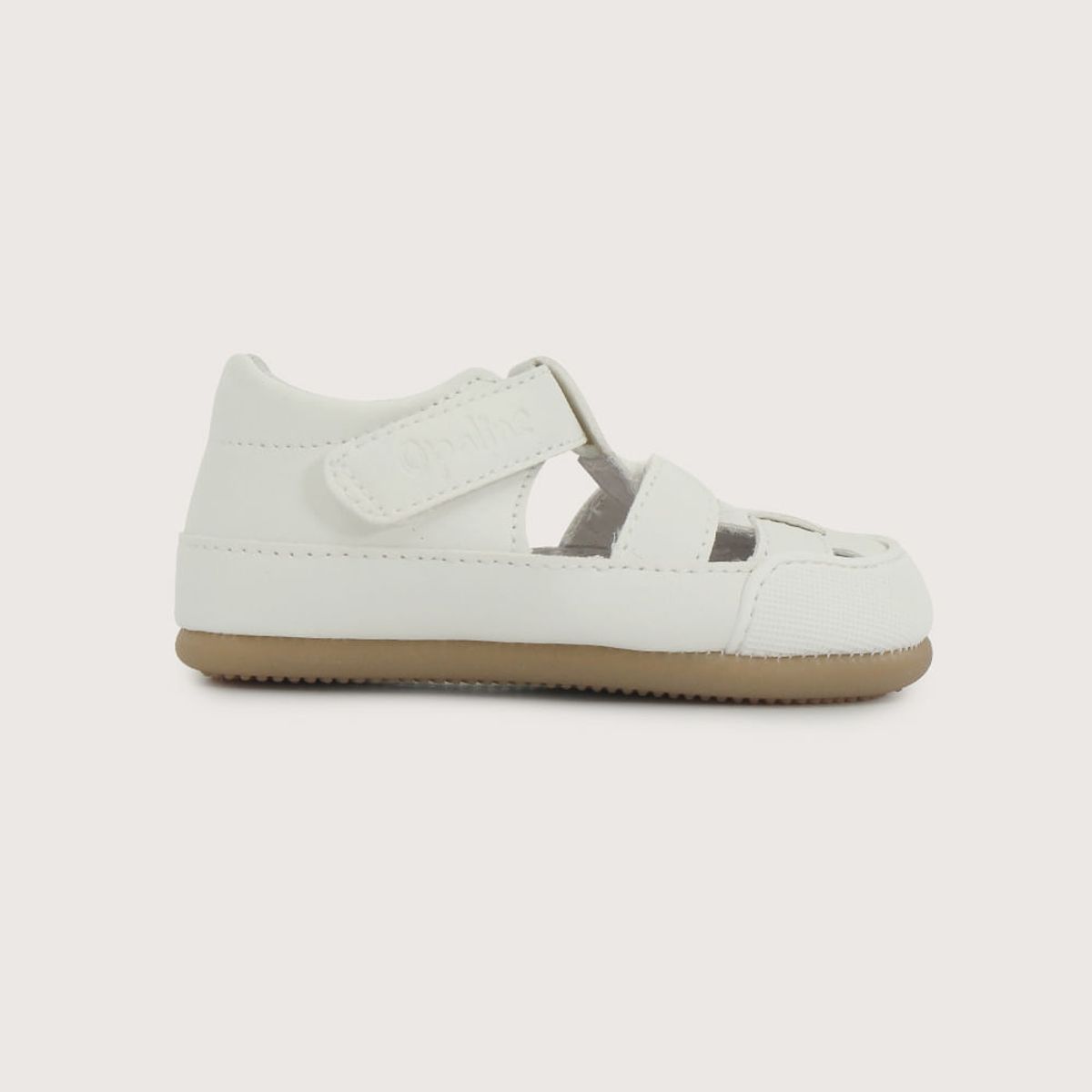 OPALINE - Sandalia ultra flexible blanca de niña