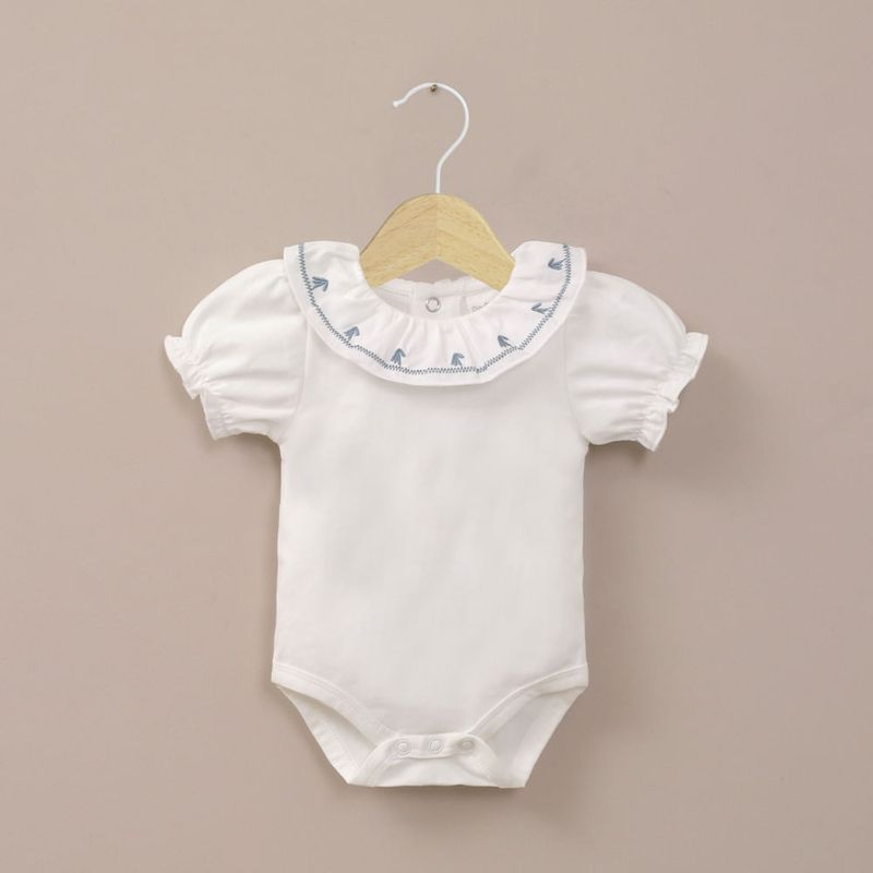 OPALINE - Body blanco de bebé niña