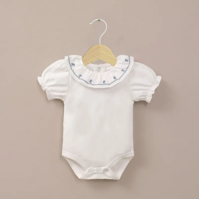 OPALINE - Body blanco de bebé niña