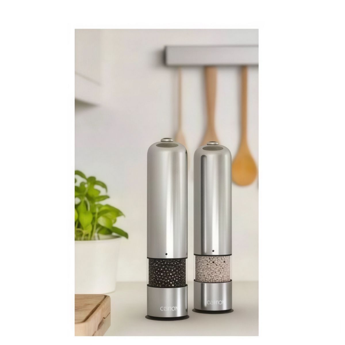 MOVI - Molinillo Eléctrico de Sal y Pimienta Automático