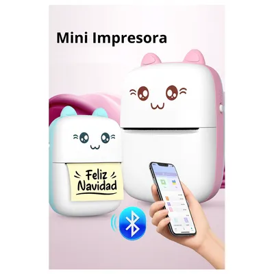 Imagen 2 del producto Mini Impresora De Etiquetas Y Fotos 58mm Bluetooth Portátil