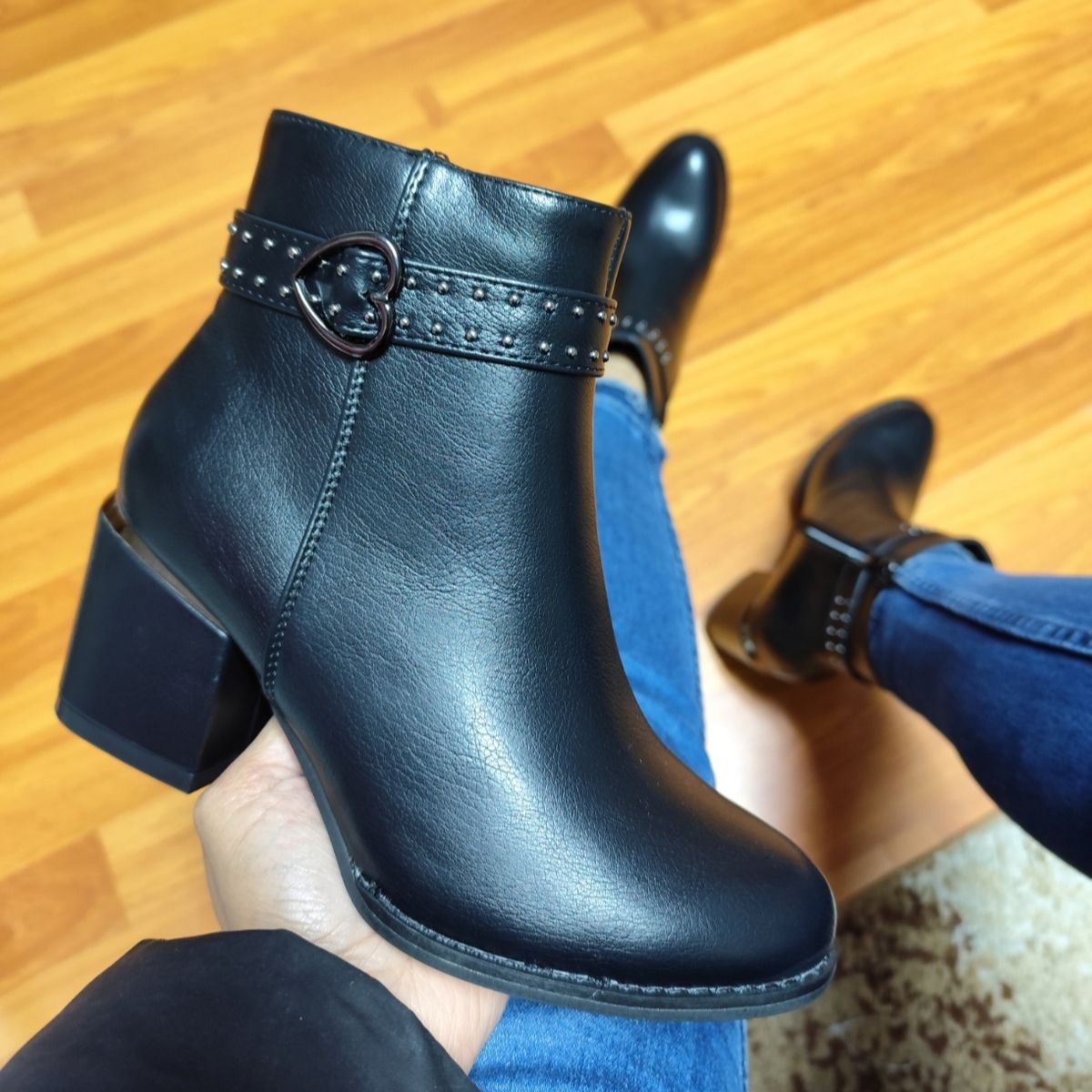 SNOOPY - Botin para Dama  Taco Medio M476