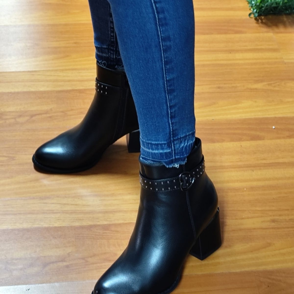 SNOOPY - Botin para Dama  Taco Medio M476