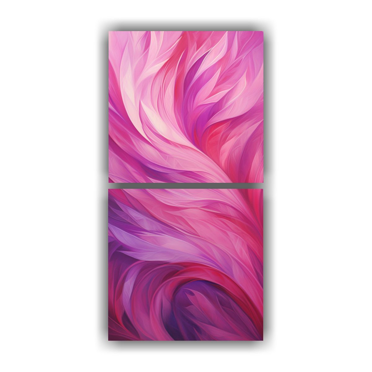 GENERICO - Conjunto 2 Telas Bastidor Diseño Cultivar 70x140 Cm