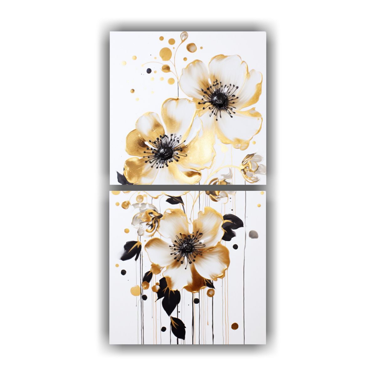 GENERICO - Pintura Acrílica Luminosidad En Dos Paneles 70x140 Cm