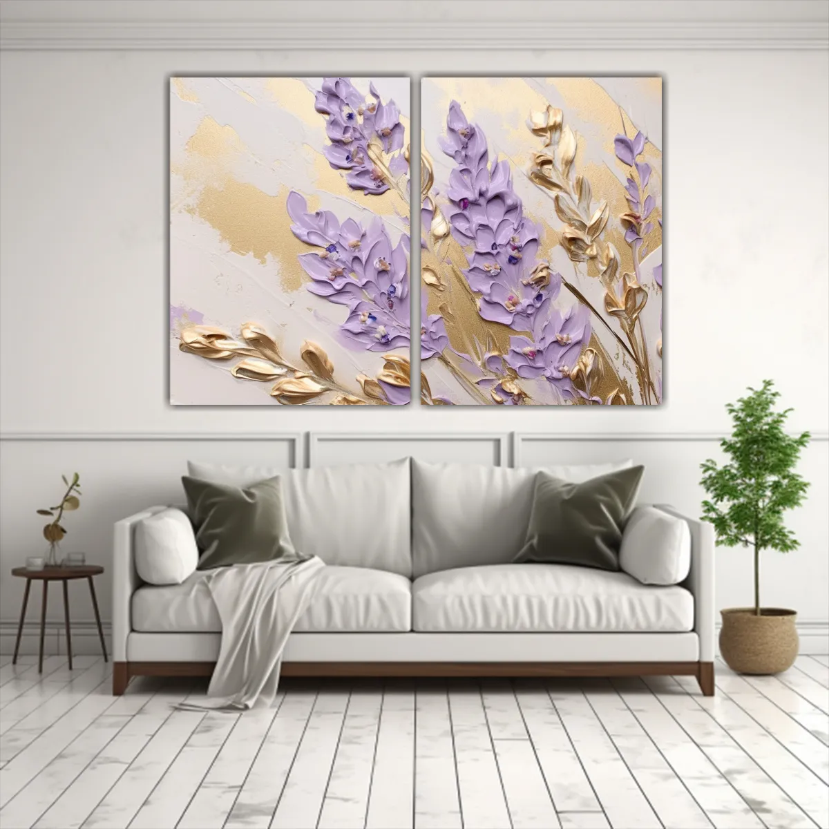 GENERICO - Pinturas Decorativas De Pared Con Flores De 160x120 Cm