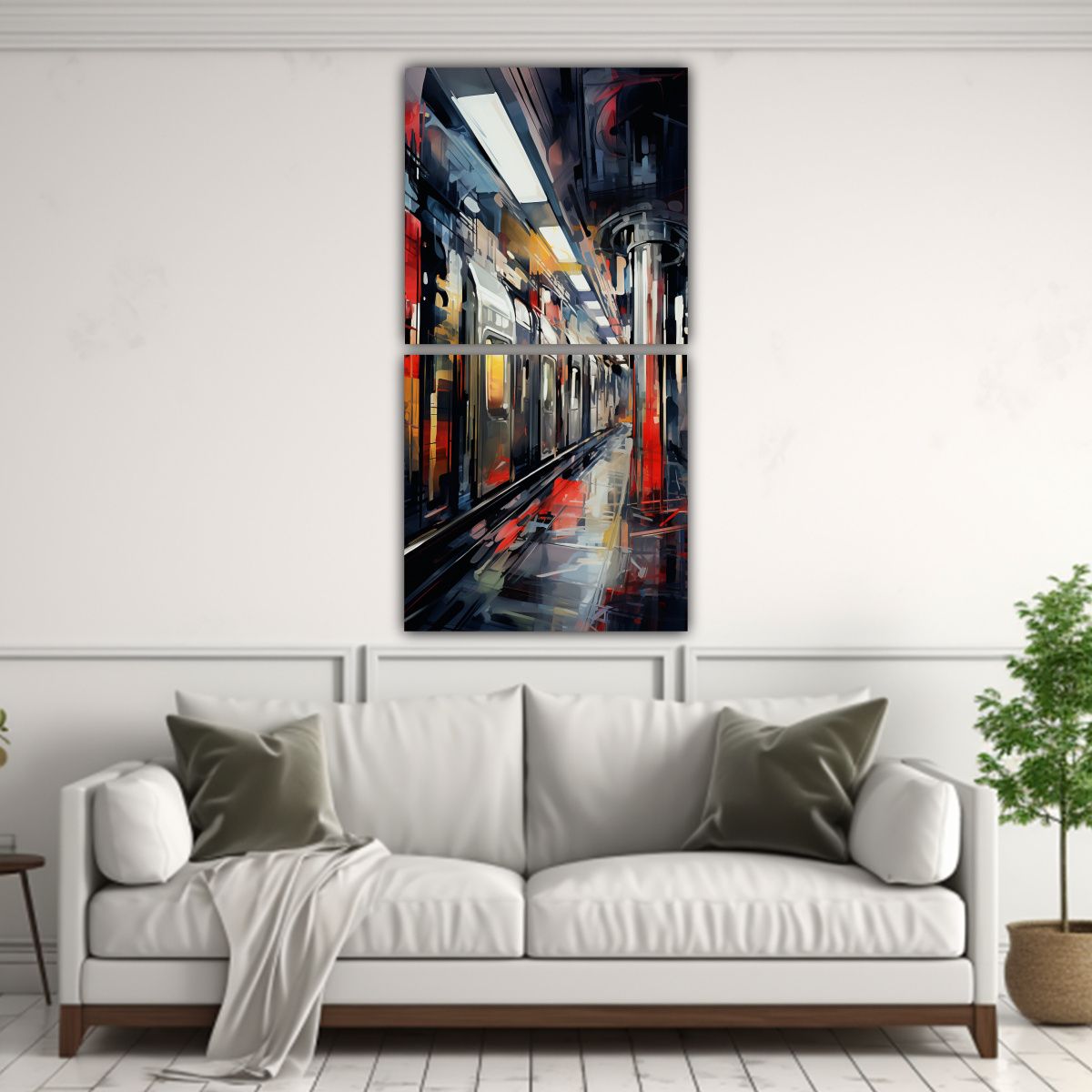 GENERICO - Pinturas Decorativas De Bastidor De Madera Del 70x140 Cm