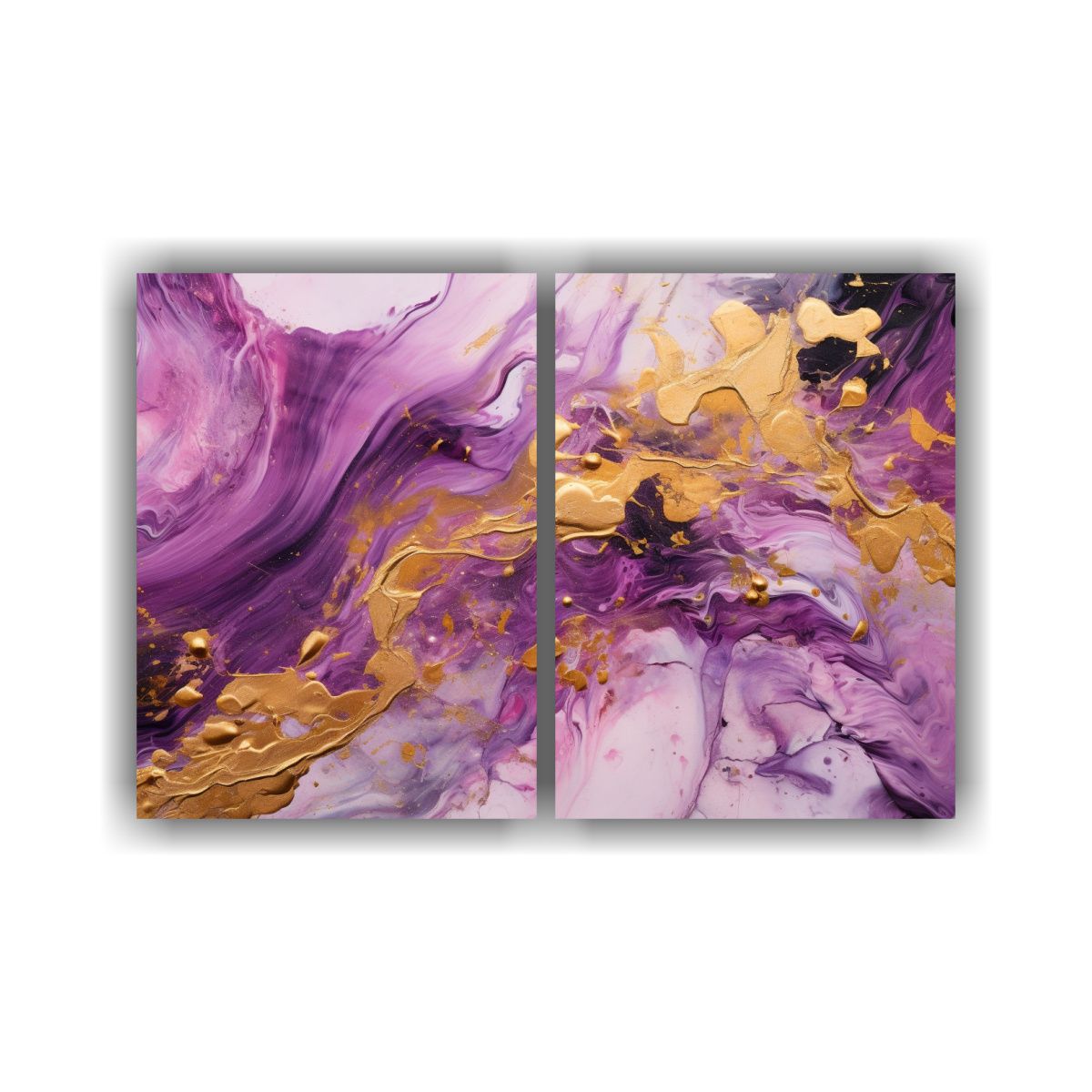 GENERICO - Cuadros Vanguardia Exuberantes Con Telas En 160x120 Cm