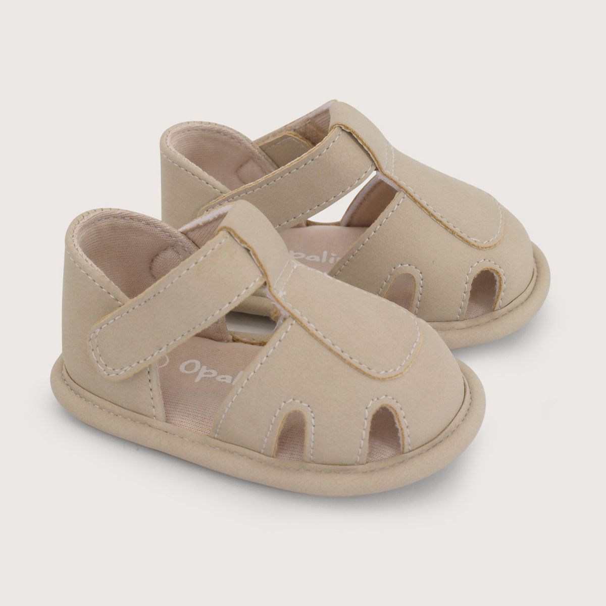 OPALINE - Sandalia bebé beige de niño