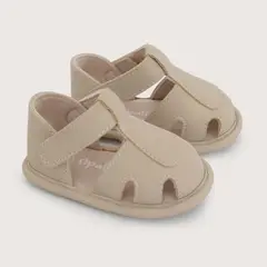 OPALINE - Sandalia bebé beige de niño