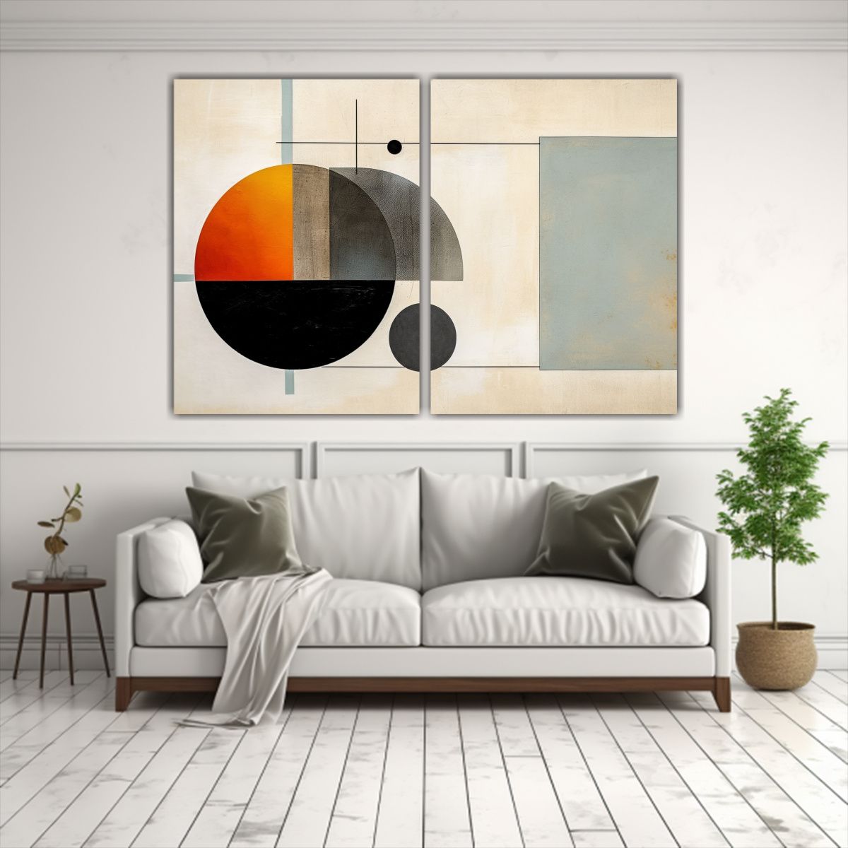 GENERICO - Pintura Abstracta Minimalista Para Decoración De 160x120 Cm