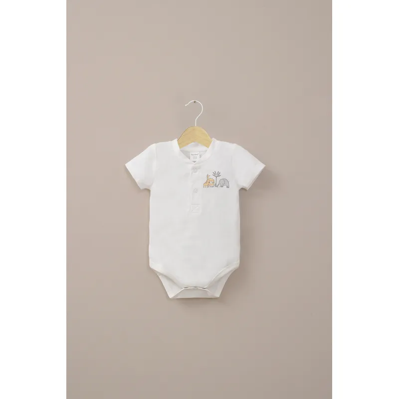OPALINE - Body blanco con estampado de bebé niño