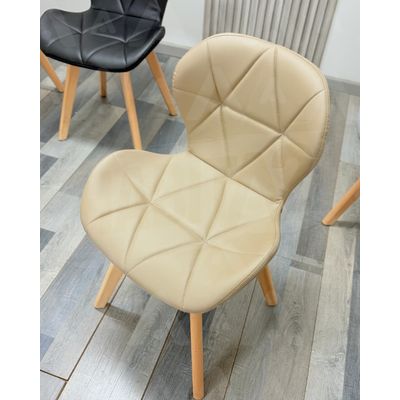 Imagen 2 del producto Silla de comedor radar wood asiento ecocuero