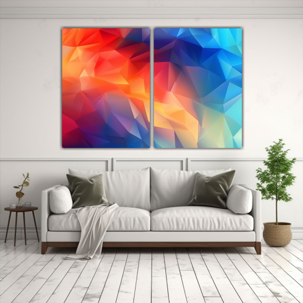 GENERICO - Cuadro Abstracto Inspirador Ondas De Líneas 160x120 Cm