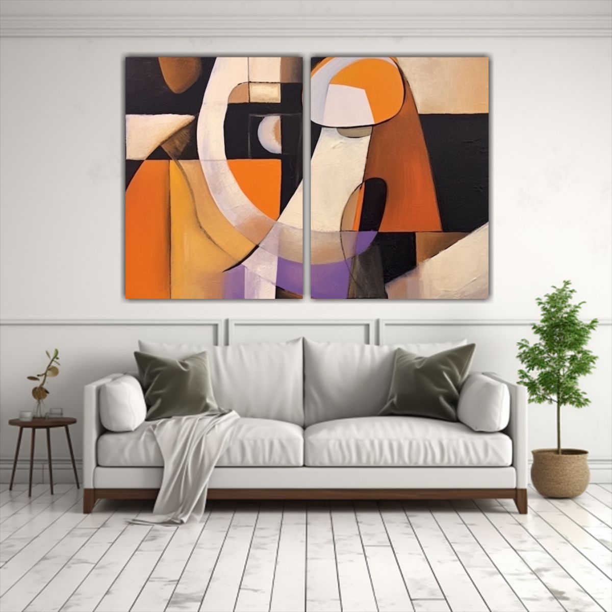 GENERICO - Cuadro Hermoso Temática Figura Geométrica 160x120 Cm