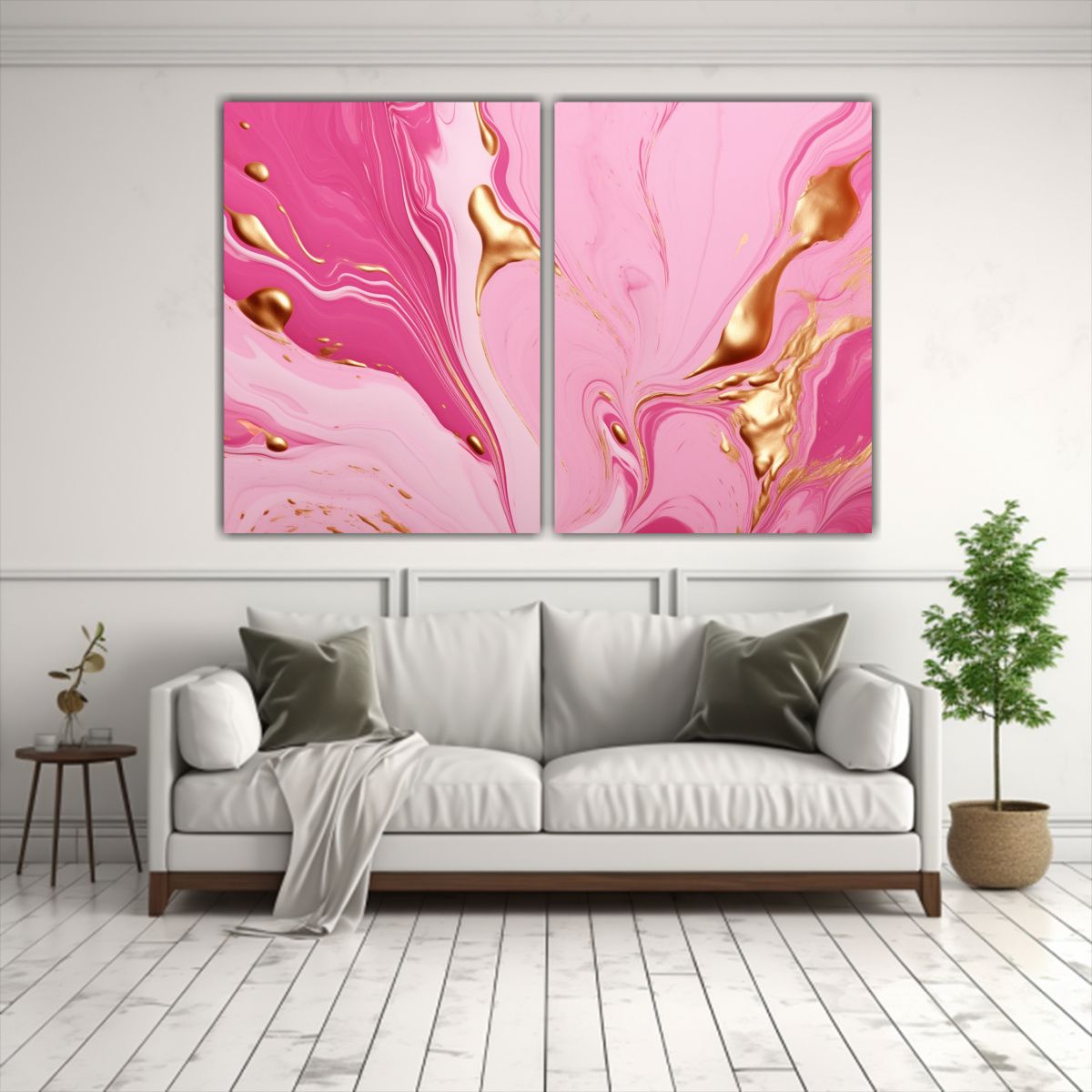 GENERICO - Cuadros Vintage De Pared Intensidad Xara Mármol 160x120 Cm