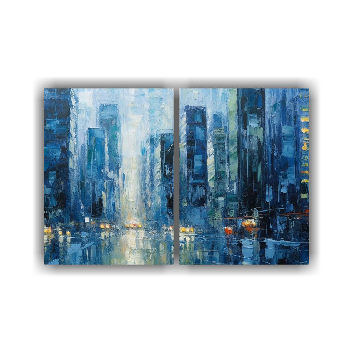 GENERICO - Pinturas Abstractas De Nueva York Estilo 160x120 Cm